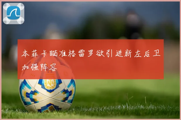 本菲卡瞄准格雷罗欲引进新左后卫加强阵容